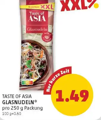PENNY Taste of asia glasnudeln Angebot