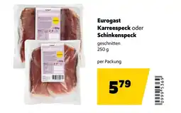 Eurogast Grissemann Eurogast Karreespeck oder Schinkenspeck geschnitten Angebot