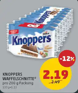PENNY Knoppers waffelschnitte Angebot