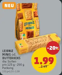 PENNY Leibniz minis od. butterkeks Angebot