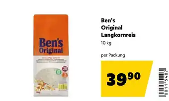 Eurogast Grissemann Ben's original langkornreis Angebot