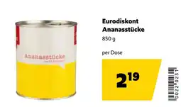 Eurogast Grissemann Eurodiskont Ananasstücke Angebot