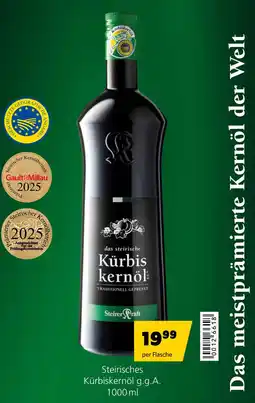 Eurogast Grissemann Steirisches Kürbiskernöl Angebot