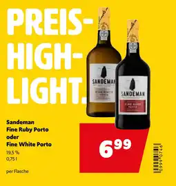 Eurogast Grissemann Sandeman fine ruby porto oder fine white porto Angebot