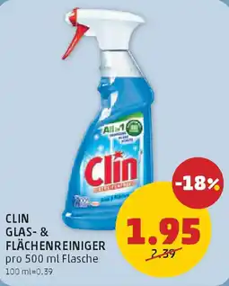 PENNY CLIN GLAS & FLÄCHENREINIGER Angebot