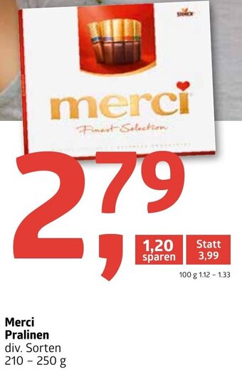 ADEG Merci Pralinen 210 -250 g Angebot