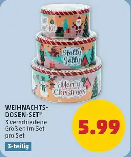 PENNY WEIHNACHTS DOSEN SET Angebot