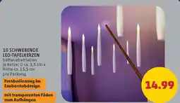 PENNY 10 schwebende led tafelkerzen Angebot