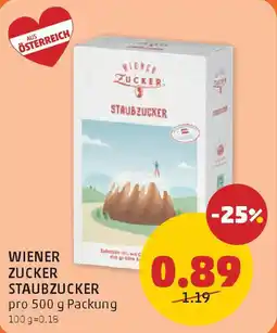 PENNY WIENER ZUCKER STAUBZUCKER Angebot