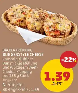 PENNY BURGERSTYLE CHEESE Angebot
