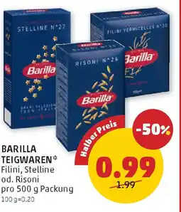 PENNY BARILLA TEIGWAREN Angebot