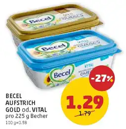 PENNY BECEL AUFSTRICH GOLD od. VITAL Angebot