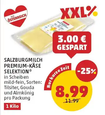 PENNY SALZBURGMILCH PREMIU KÄSE SELEKTION Angebot