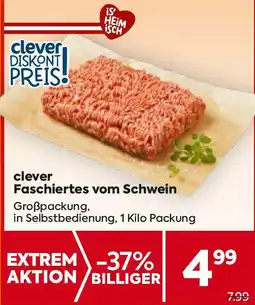Billa Clever faschiertes vom schwein Angebot