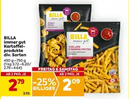 Billa BILLA immer gut Kartoffel- produkte Angebot
