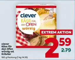 Billa Clever käse für den ofen würzig od. kräuter Angebot