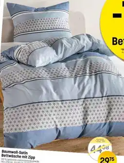 Reiter Baumwoll-Satin Bettwäsche mit Zipp Angebot