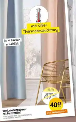 Reiter Verdunkelungsdekor mit Farbverlauf Angebot