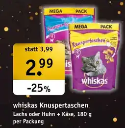 Der Grissemann Whiskas knuspertaschen Angebot