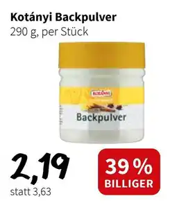 Der Grissemann Kotányi Backpulver Angebot