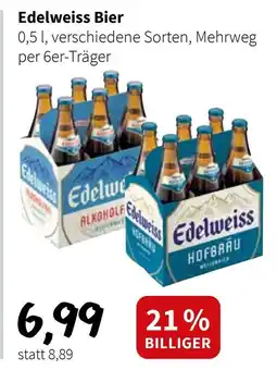 Der Grissemann Edelweiss Bier Angebot
