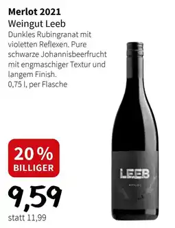 Der Grissemann Merlot 2021 Angebot