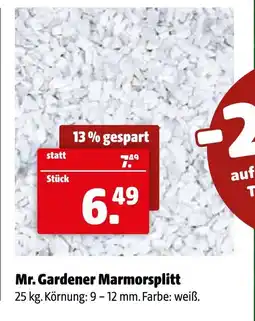 Der Grissemann Mr. Gardener Marmorsplitt Angebot