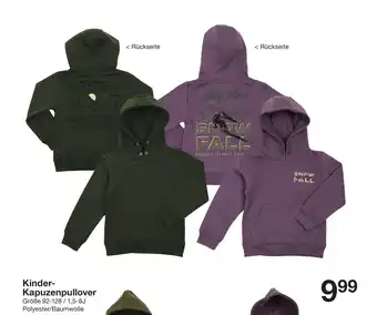 Zeeman Kinder- Kapuzenpullover Angebot