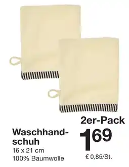 Zeeman Waschhand- schuh Angebot
