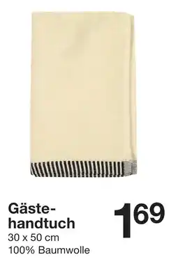 Zeeman Gäste- handtuch Angebot