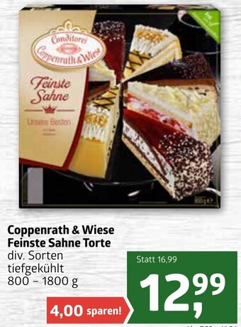 ADEG Coppenrath & Wiese Feinste Sahne Torte 800-1800 g Angebot