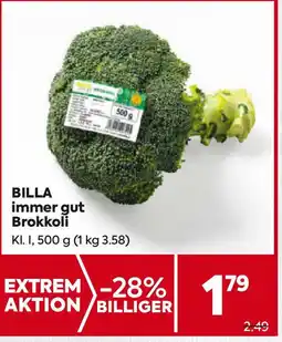 Billa Billa immer gut brokkoli Angebot