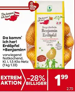 Billa Erdäpfel Benjamin Angebot