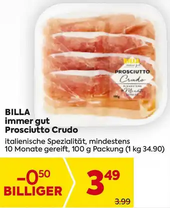 Billa Billa immer gut prosciutto crudo Angebot