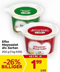 Billa Efko mayosalat Angebot