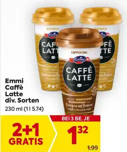Billa Emmi Caffè Latte Angebot