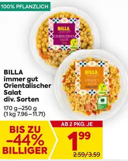 Billa Billa immer gut orientalischer salat Angebot