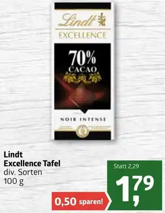ADEG Lindt Excellence Tafel 100 g Angebot