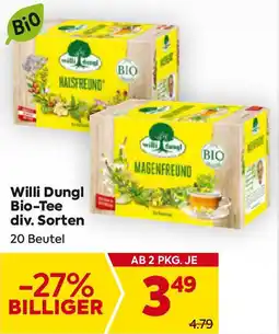 Billa Willi dungl bio tee Angebot