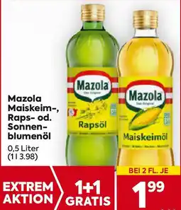 Billa Mazola maiskeim raps od sonnen blumenöl Angebot