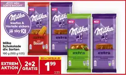 Billa Milka schokolade Angebot