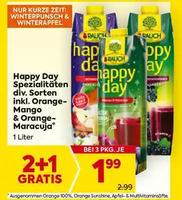 Billa Happy day spezialitäten inkl. orange mango & orange maracuja Angebot