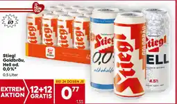Billa Stiegl Goldbräu, Hell od. 0,0% Angebot