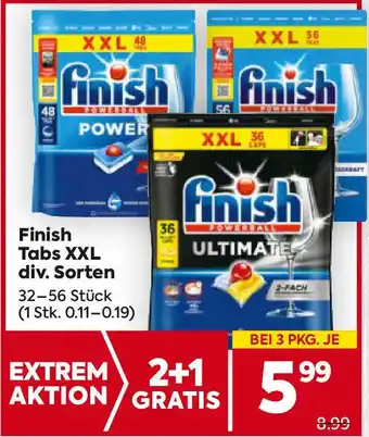 Billa Finish tabs xxl Angebot