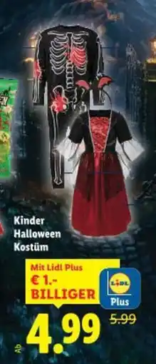 Lidl Kinder halloween kostüm Angebot
