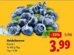 Lidl Heidelbeeren Angebot