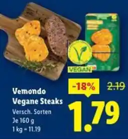 Lidl Vemondo vegane steaks Angebot