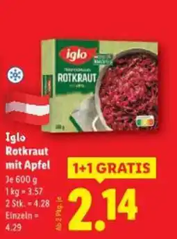 Lidl Iglo rotkraut mit apfel Angebot