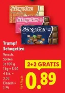 Lidl Trumpf Schogetten Angebot