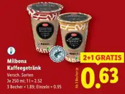 Lidl Milbona Kaffeegetränk Angebot
